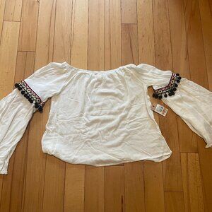 BRAND NEW NEVER WORN White Summer shirt